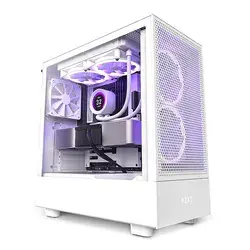 NZXT - H5 Flow ATX Mid-Tower Case - White