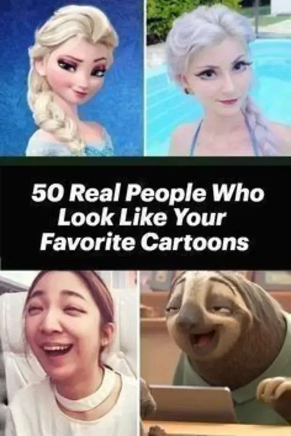 50 Real People Who Look Like Your Favorite Cartoons