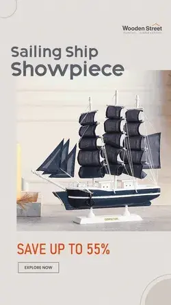 Sailing Ship Showpiece