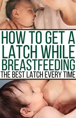 Getting the perfect latch while breastfeeding your baby