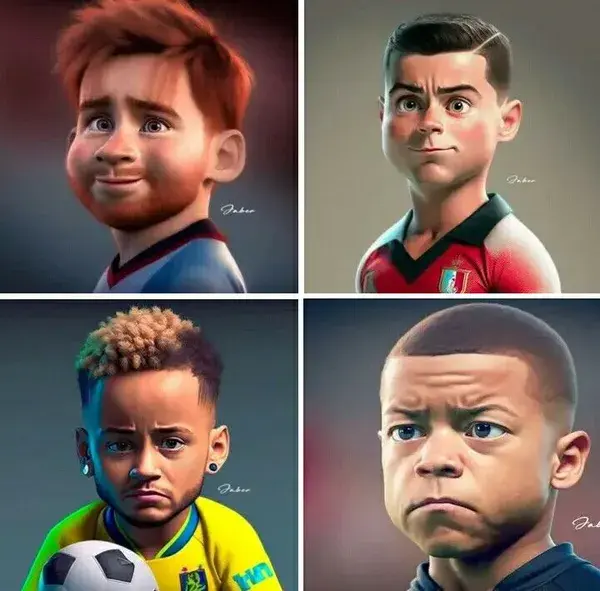 Football greats toddler 😎😍❤🇦🇷🇵🇹🇧🇷🇫🇷