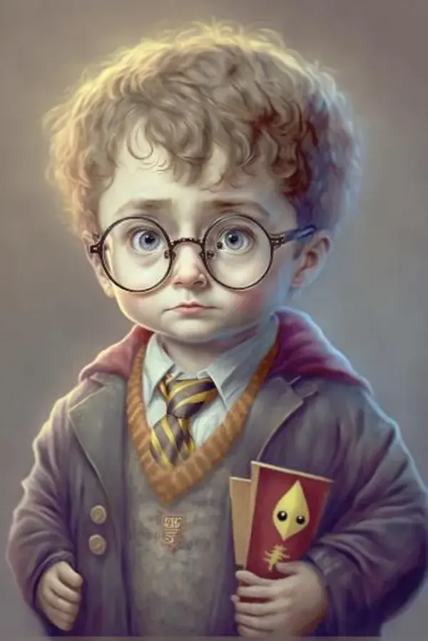 Little and cute Harry Potter characters