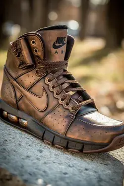 Nike Air shoe steampunk copper