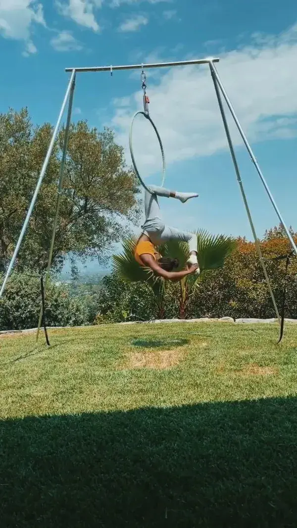 Hangout with your Friends while Flying in our Aerial Hoop