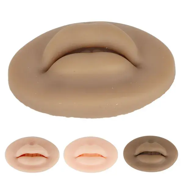 3d Silicone Lip Semi Permanent Real Skin Touch Feeling Fake Lips For Training