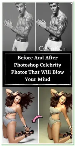 16 Shocking "Before and After Photoshop" Pictures of Your Favorite Celebrities
