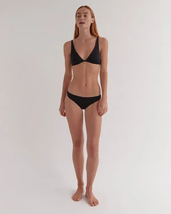 Triangle Bikini Top - Black / 12