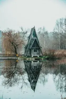 Creepy Witch cottage exterior