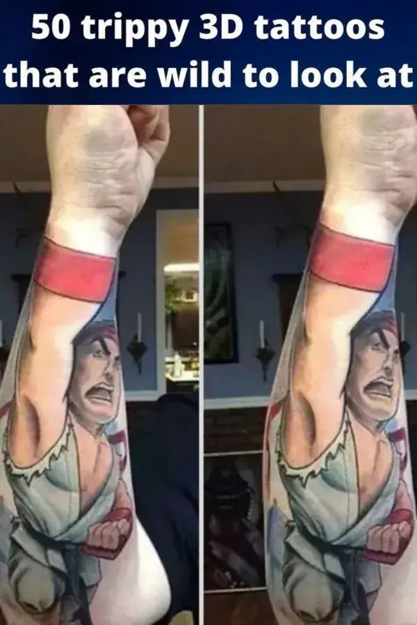 50 trippy 3D tattoos that are wild to look at