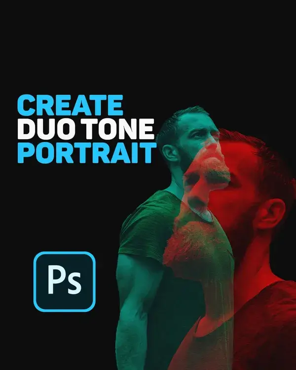 How To Make Duo Tone Portrait in Photoshop