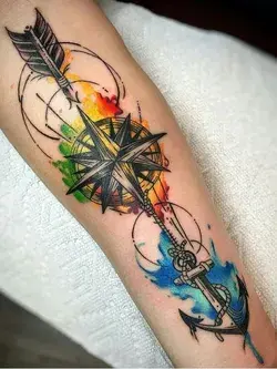 Tatuagem de flecha: +60 inspirações e saiba o seu significado