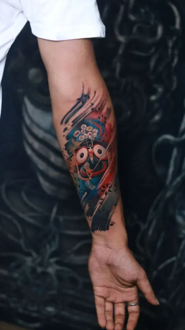 Lord Jagannath tattoo