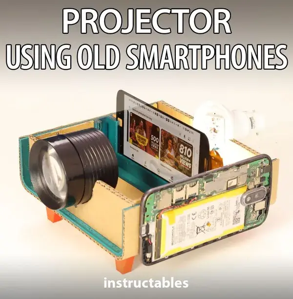 Projector Using Old Smartphones