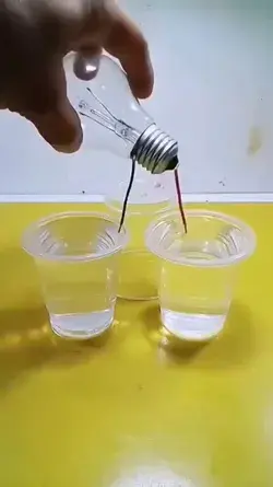 Experimento simples que acende uma lâmpada