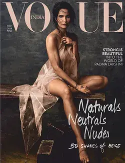 Padma Lakshmi Is Lensed By Kristian Schuller for 'In Her Skin' For Vogue India May 2019