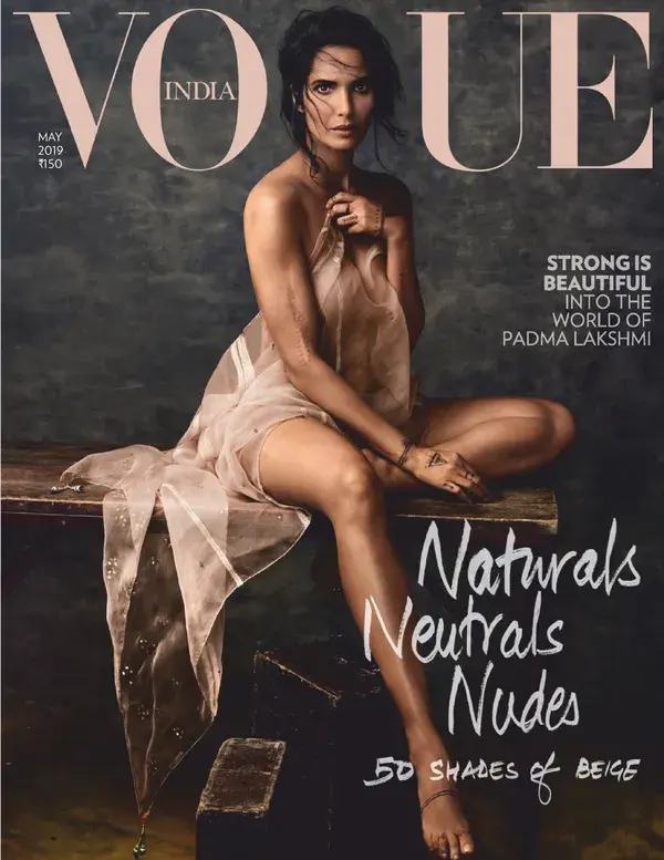 Padma Lakshmi Is Lensed By Kristian Schuller for 'In Her Skin' For Vogue India May 2019