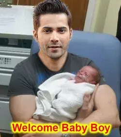 Varun Dhawan Natasha Dalal and Family Welcomes Baby Boy