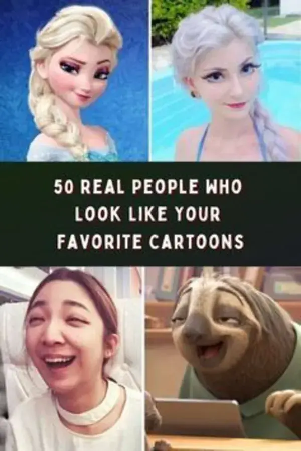 50 Real People Who Look Like Your Favorite Cartoons