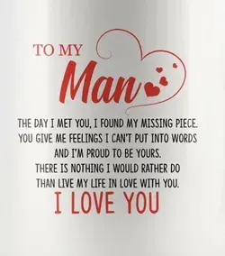 TO MY MAN