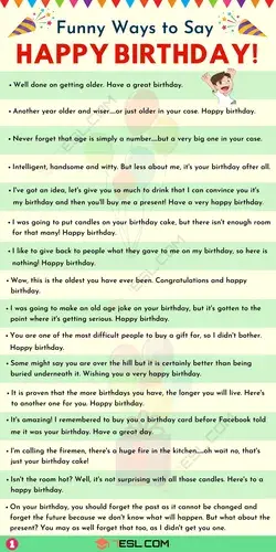 Funny Birthday Wishes: 30+ Funny Happy Birthday Messages for Friends and Loved Ones