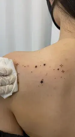 Stars constellation mini tattoo