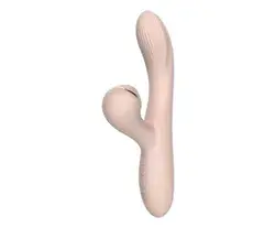 Sugador e Vibrador Rabbit Duplo Diana 10 Vibrações Branco - Désir