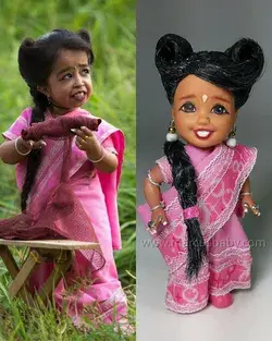"Ma Petite" Jyoti Amge doll by Marcus Baby - Freak Show - American Horror Story AHS