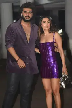Arjun-Malaika Twin In Daring Purple Proving They Are The Real Power Couple Of Bollywood