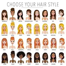 Choose your hairstyle