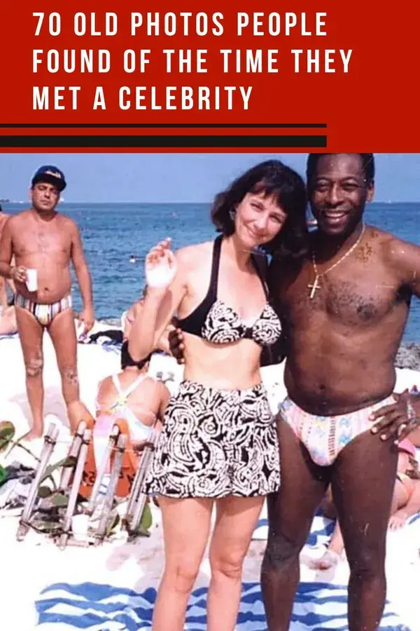 70 Old Photos People Found Of The Time They Met A Celebrity