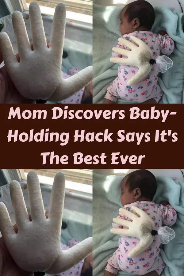 Mom Discovers Baby-Holding Hack Says It's The Best Ever