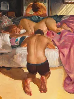 Tender paintings by Larry Madrigal share a father's honest view of parenthood