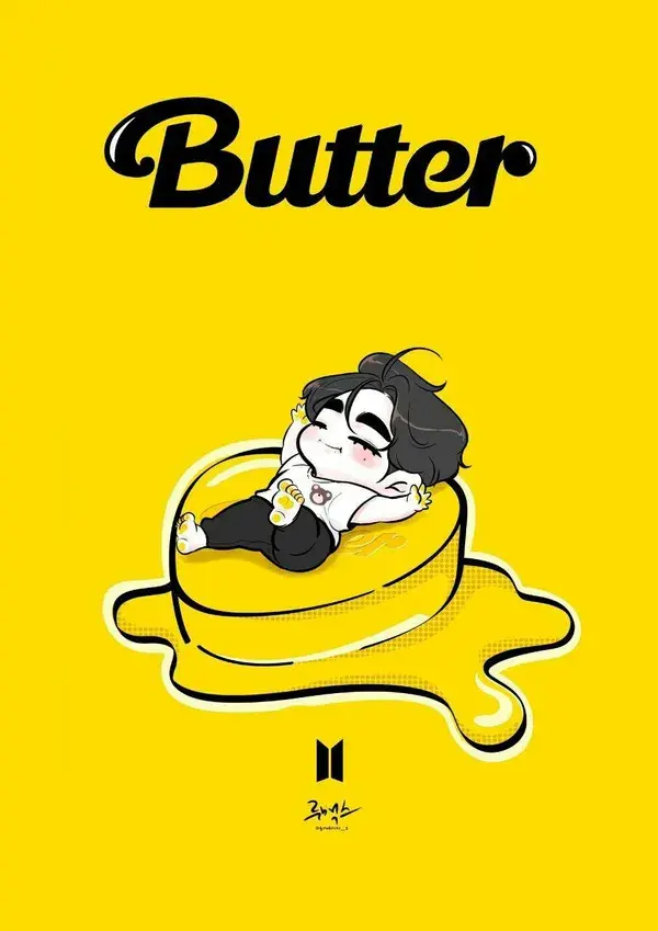 BTS BUTTER FANART