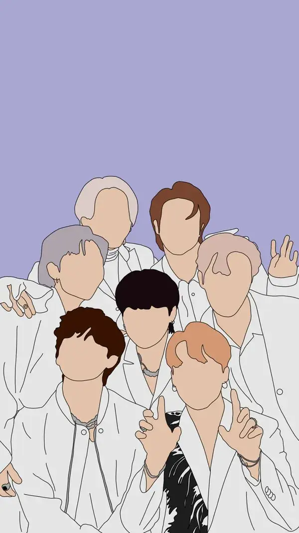 BTS x ARMY 2021 | BTS Festa Family Portrait | 방탄소년단 삽화