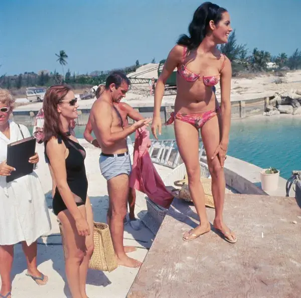 Claudine Auger, Sean Connery & Martine Beswick - "Thunderball" - 1965