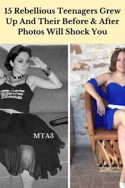 15 Rebellious Teenagers Grew Up And Their Before & After Photos Will Shock You