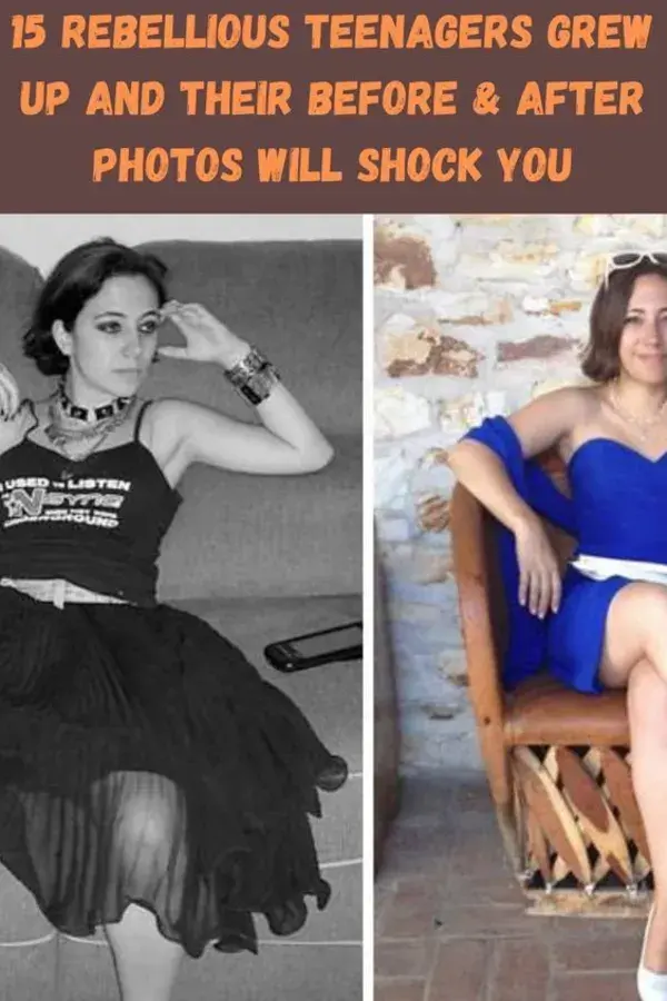 15 Rebellious Teenagers Grew Up And Their Before & After Photos Will Shock You