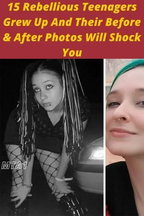 15 Rebellious Teenagers Grew Up And Their Before & After Photos Will Shock You