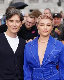 cillian murphy & florence pugh, oppenheimer london photocall