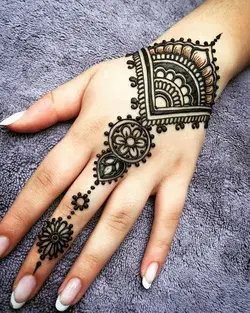 Striking One Side #Mehndi Designs for BFFs of the Bride or Groom