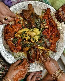 Kashmiri cuisine Wazwan Rogan Josh Dum Aloo Yakhni Gushtaba Kashmiri Pulao Seekh Kebabs Tujji Chicke