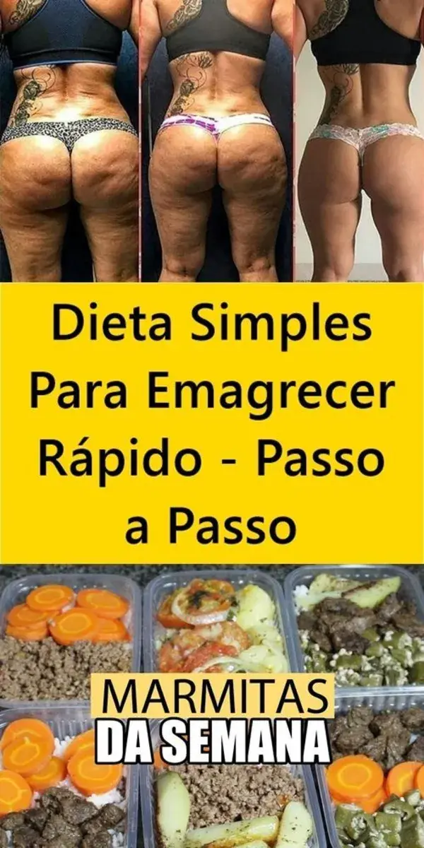 Dieta Simples Para Emagrecer Rápido - Passo a Passo