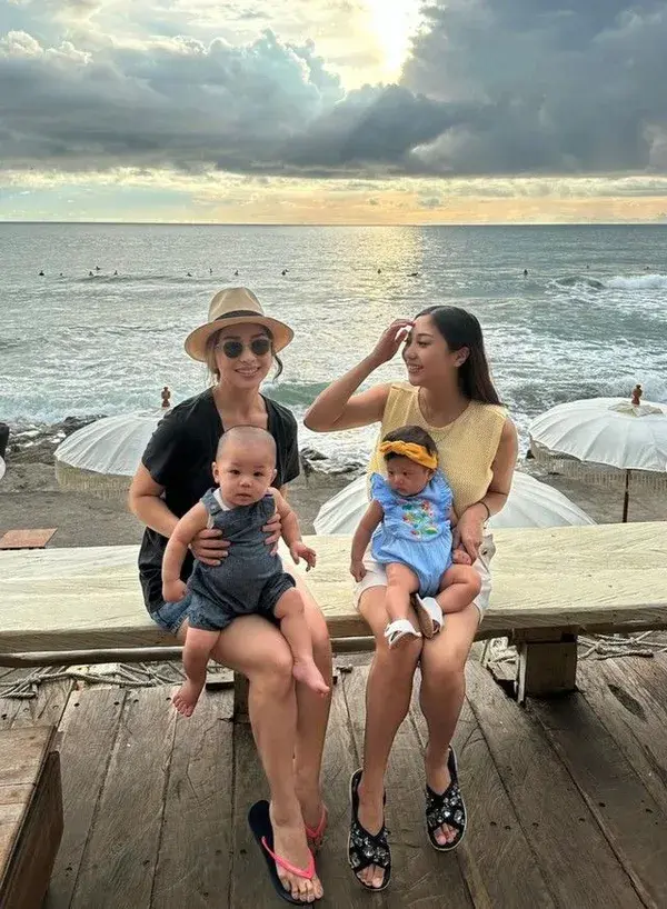 7 Potret Nikita Willy Liburan di Bali Bareng Adik, Kompak Sambil Momong Anak