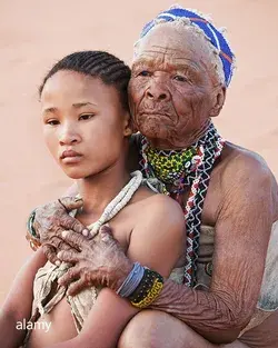 Bushman/San People -  Alamy Stock Photo