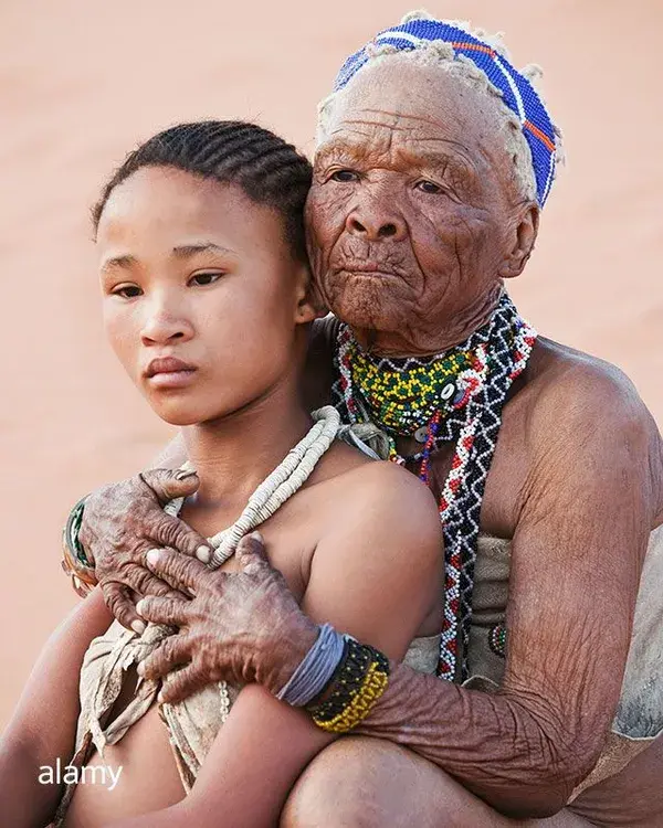 Bushman/San People -  Alamy Stock Photo