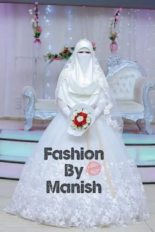 Hijabi Bridal look 2023