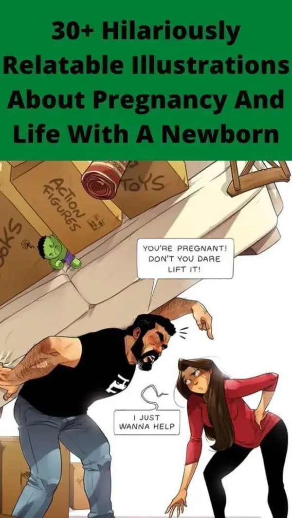 30+ Hilariously Relatable Illustrations About Pregnancy And Life With A Newborn