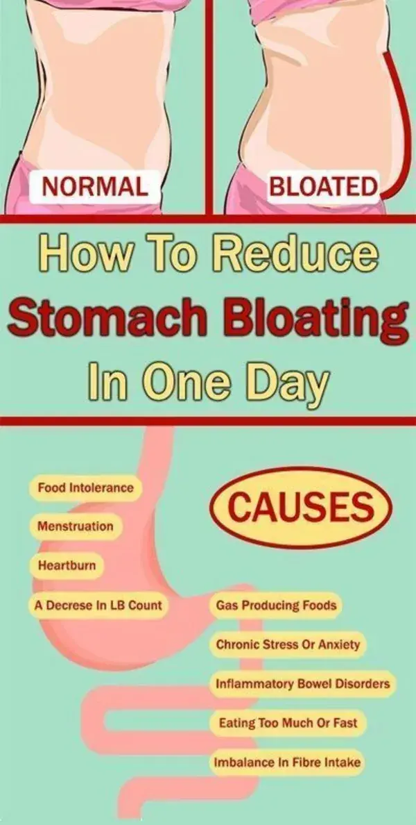 HOW TO FLUSH GAS AND BLOATING FROM YOUR STOMACH WITH JUST 4 INGREDIENTS