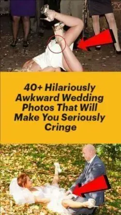 40+ Hilariously Awkward Wedding Photos That Will Make You Seriously Cringe