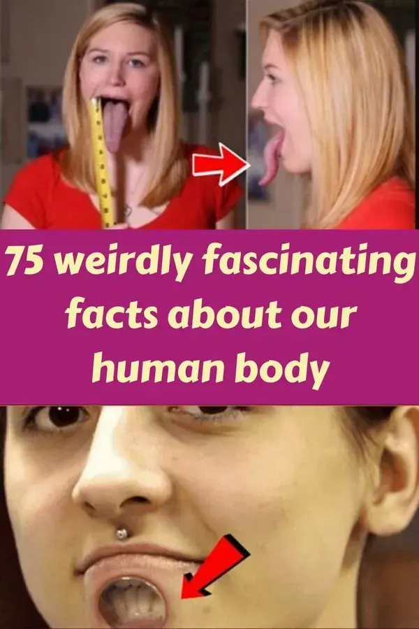 75 weirdly fascinating facts about our human body